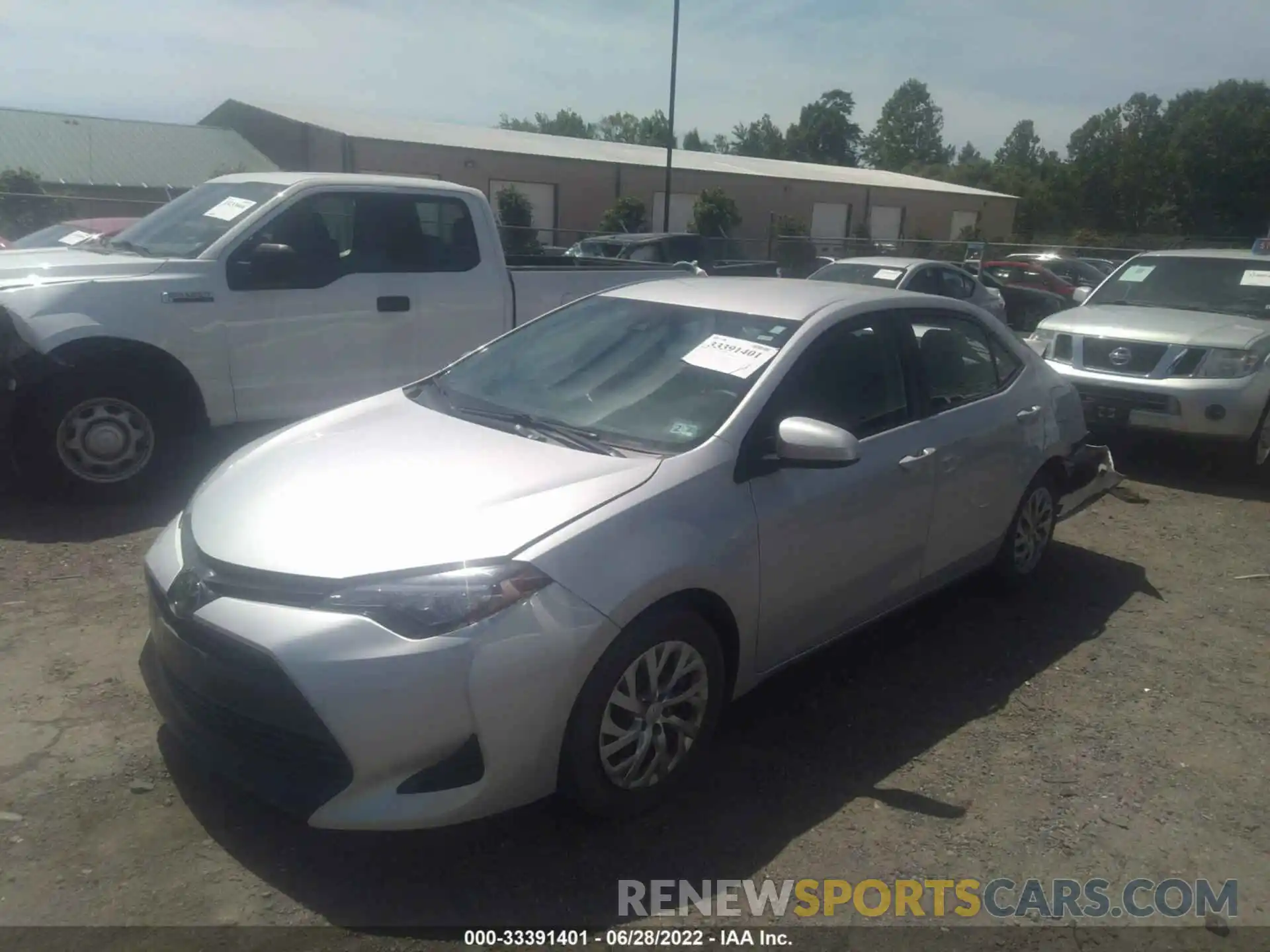 2 Photograph of a damaged car 2T1BURHEXKC161949 TOYOTA COROLLA 2019