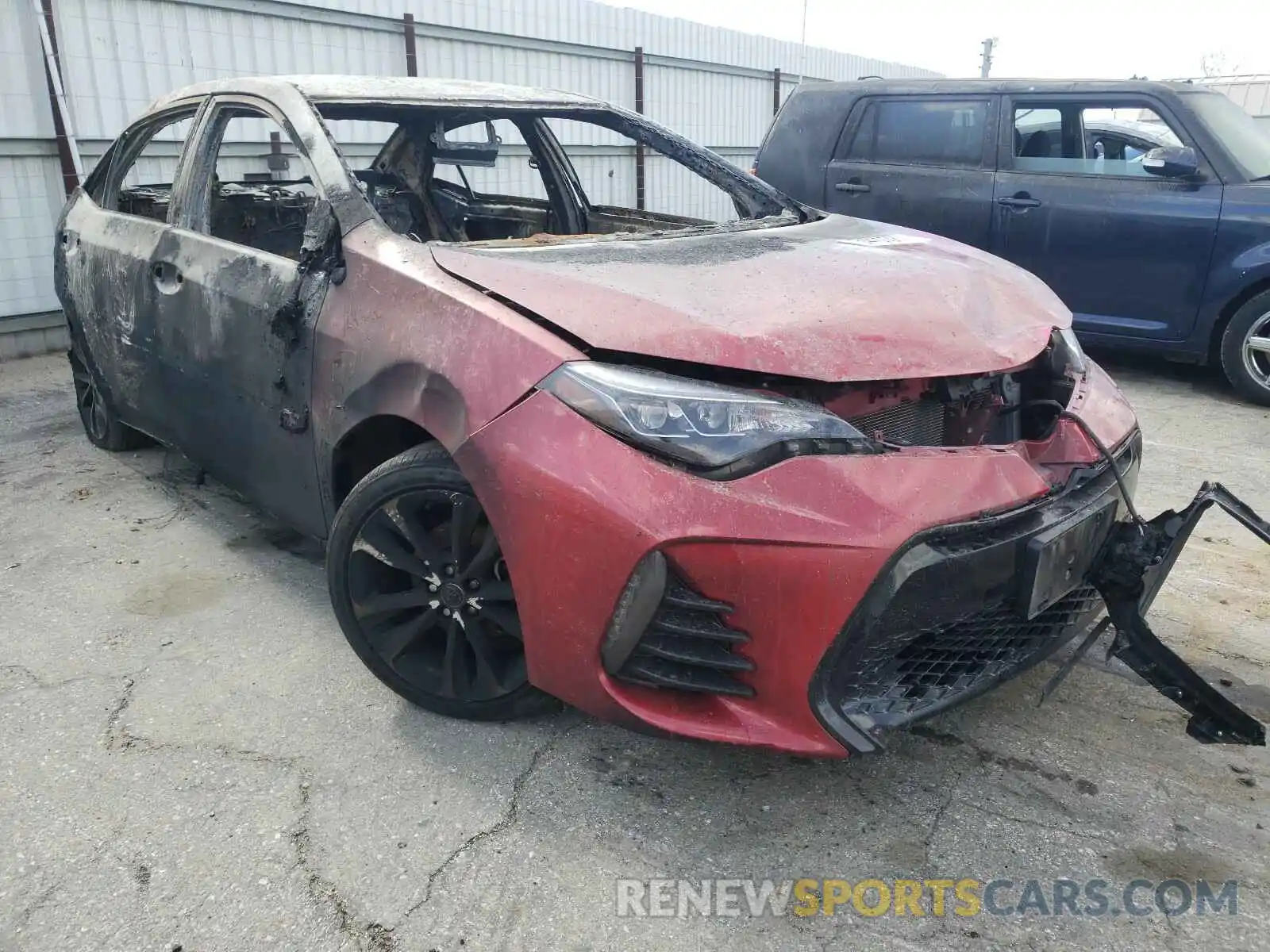 1 Photograph of a damaged car 2T1BURHEXKC162308 TOYOTA COROLLA 2019