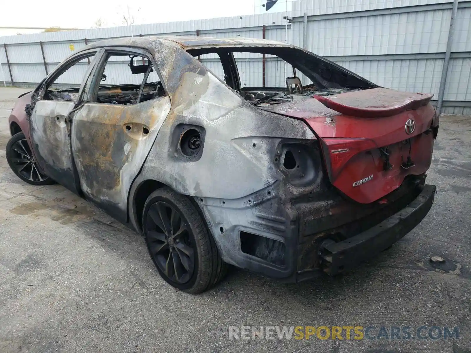 3 Photograph of a damaged car 2T1BURHEXKC162308 TOYOTA COROLLA 2019