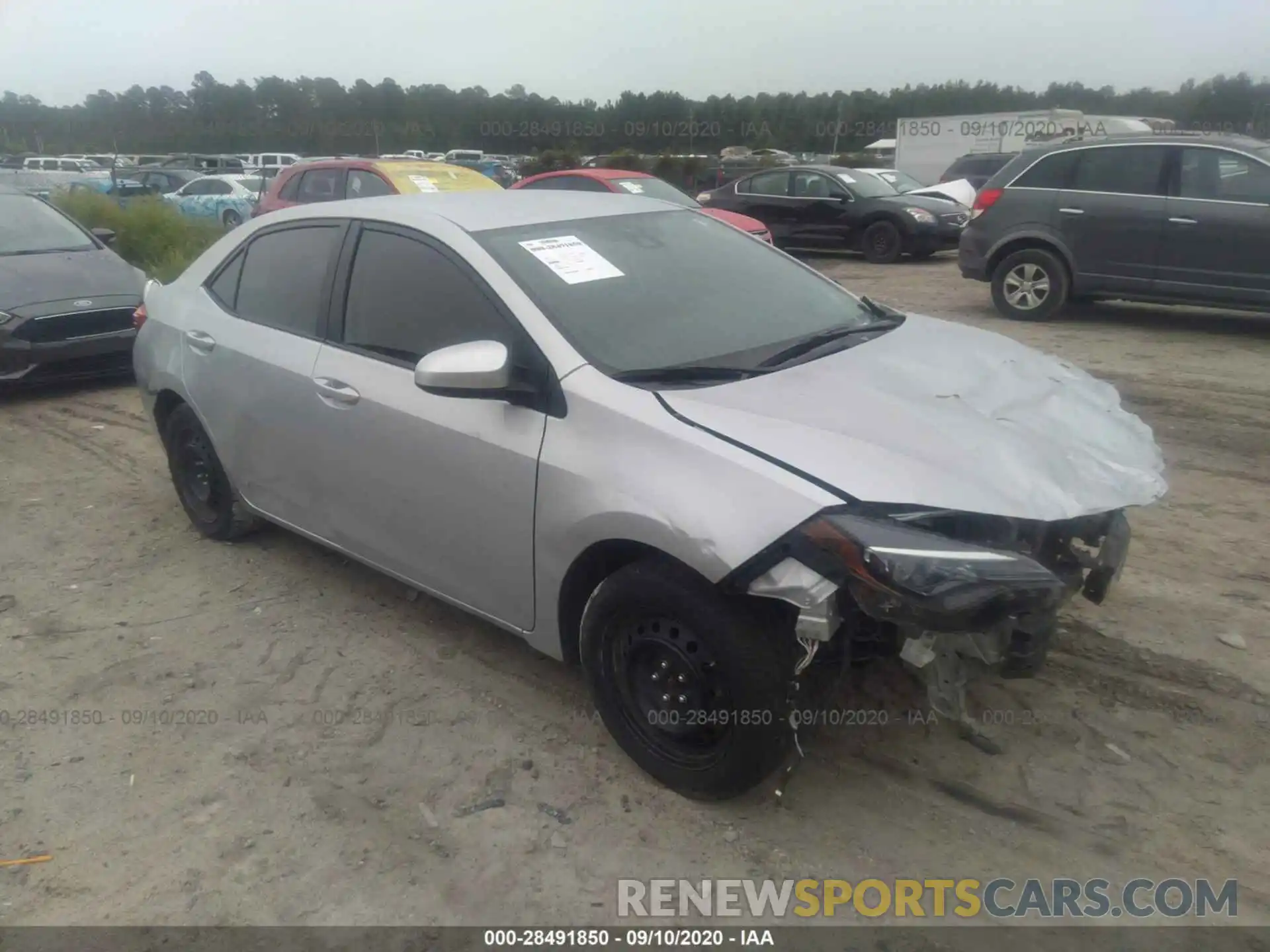 1 Photograph of a damaged car 2T1BURHEXKC162356 TOYOTA COROLLA 2019