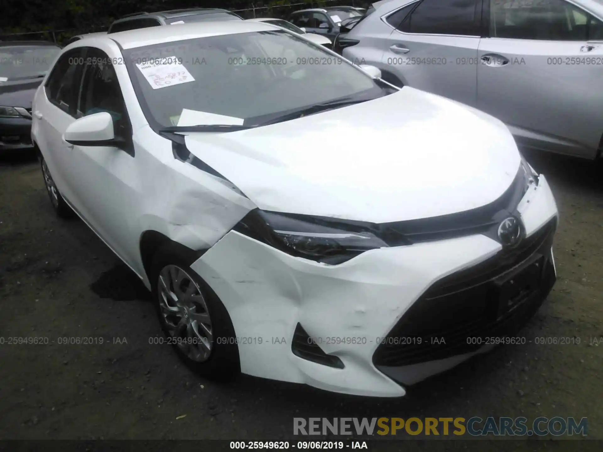 1 Photograph of a damaged car 2T1BURHEXKC162762 TOYOTA COROLLA 2019