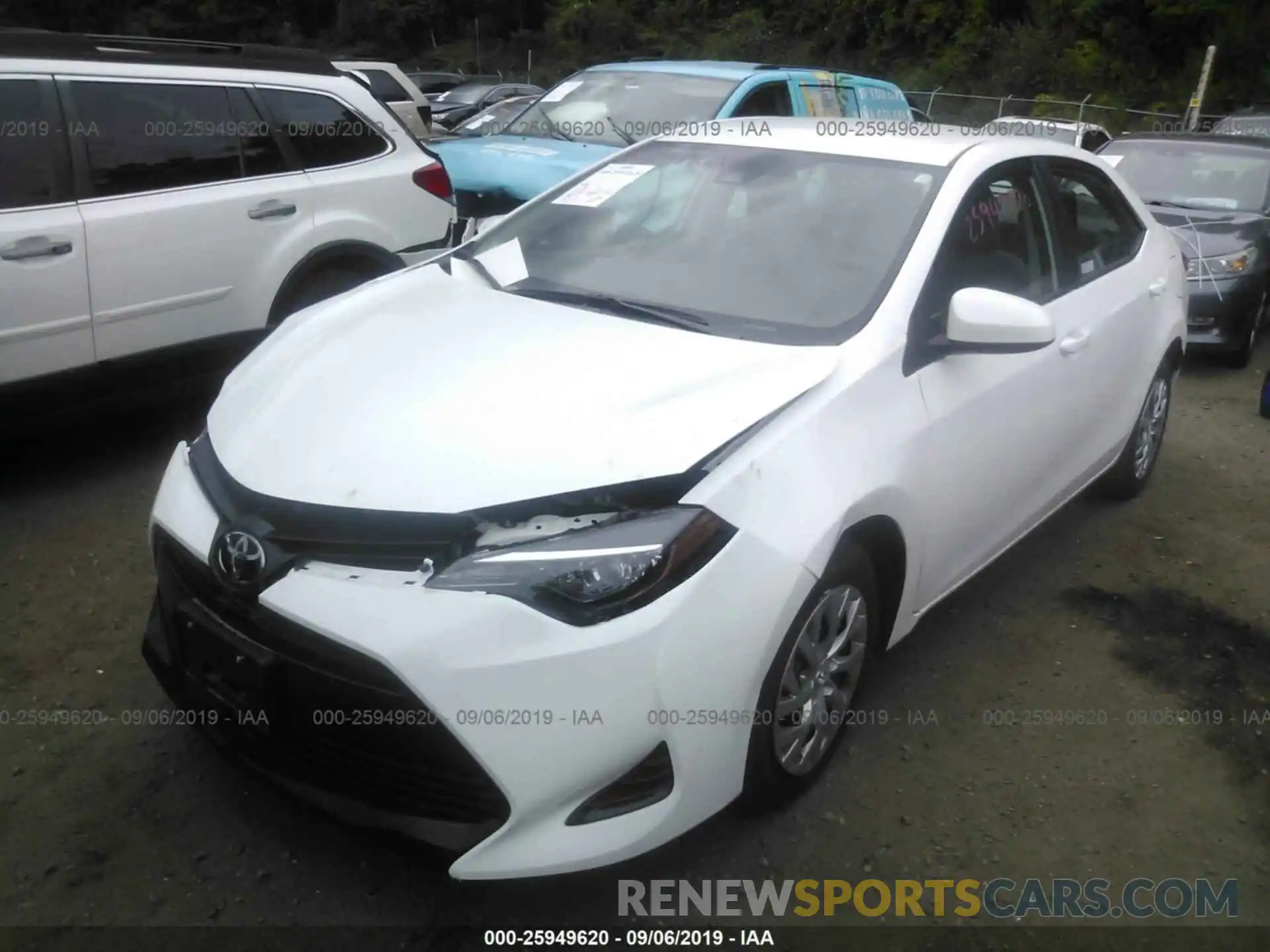 2 Photograph of a damaged car 2T1BURHEXKC162762 TOYOTA COROLLA 2019