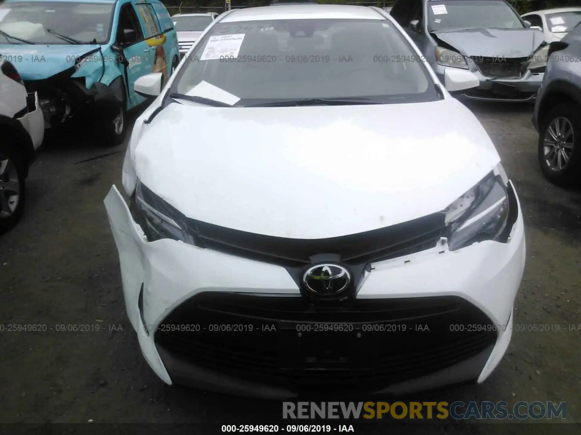 6 Photograph of a damaged car 2T1BURHEXKC162762 TOYOTA COROLLA 2019