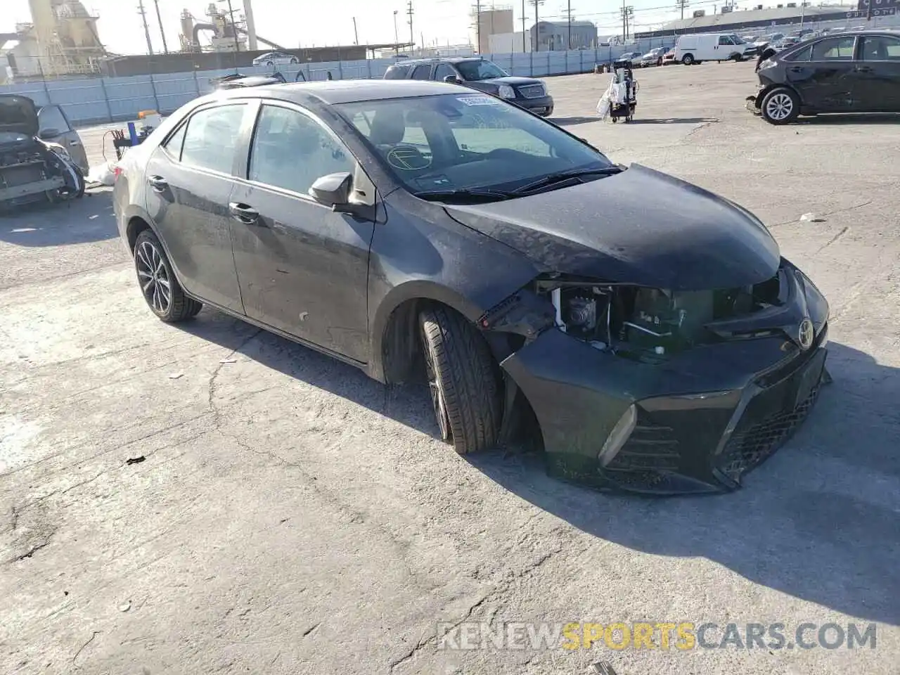 1 Photograph of a damaged car 2T1BURHEXKC163071 TOYOTA COROLLA 2019