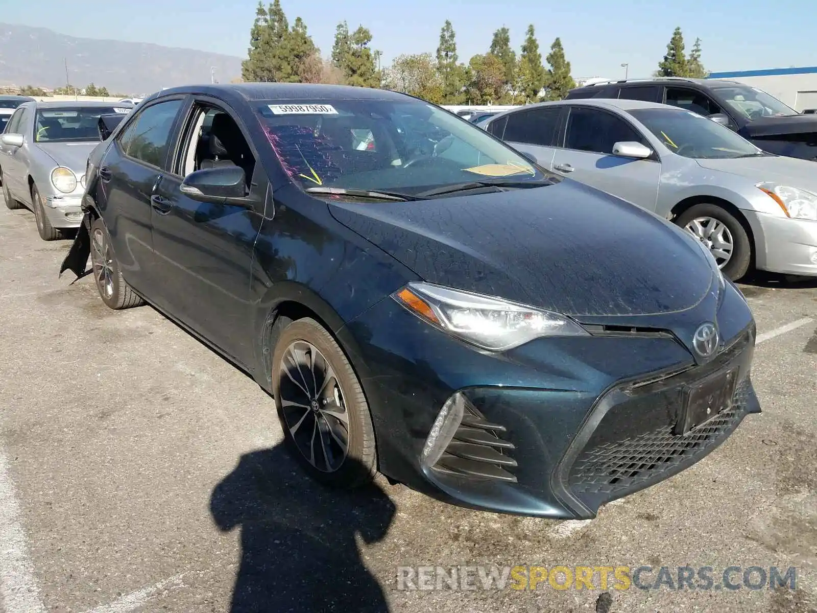 1 Photograph of a damaged car 2T1BURHEXKC164009 TOYOTA COROLLA 2019