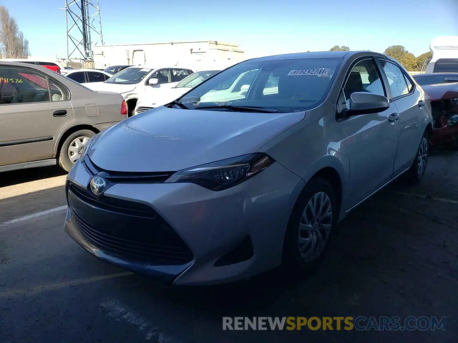 2 Photograph of a damaged car 2T1BURHEXKC164088 TOYOTA COROLLA 2019