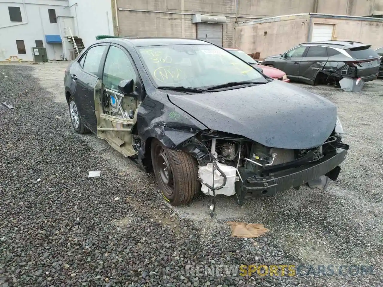 1 Photograph of a damaged car 2T1BURHEXKC164270 TOYOTA COROLLA 2019