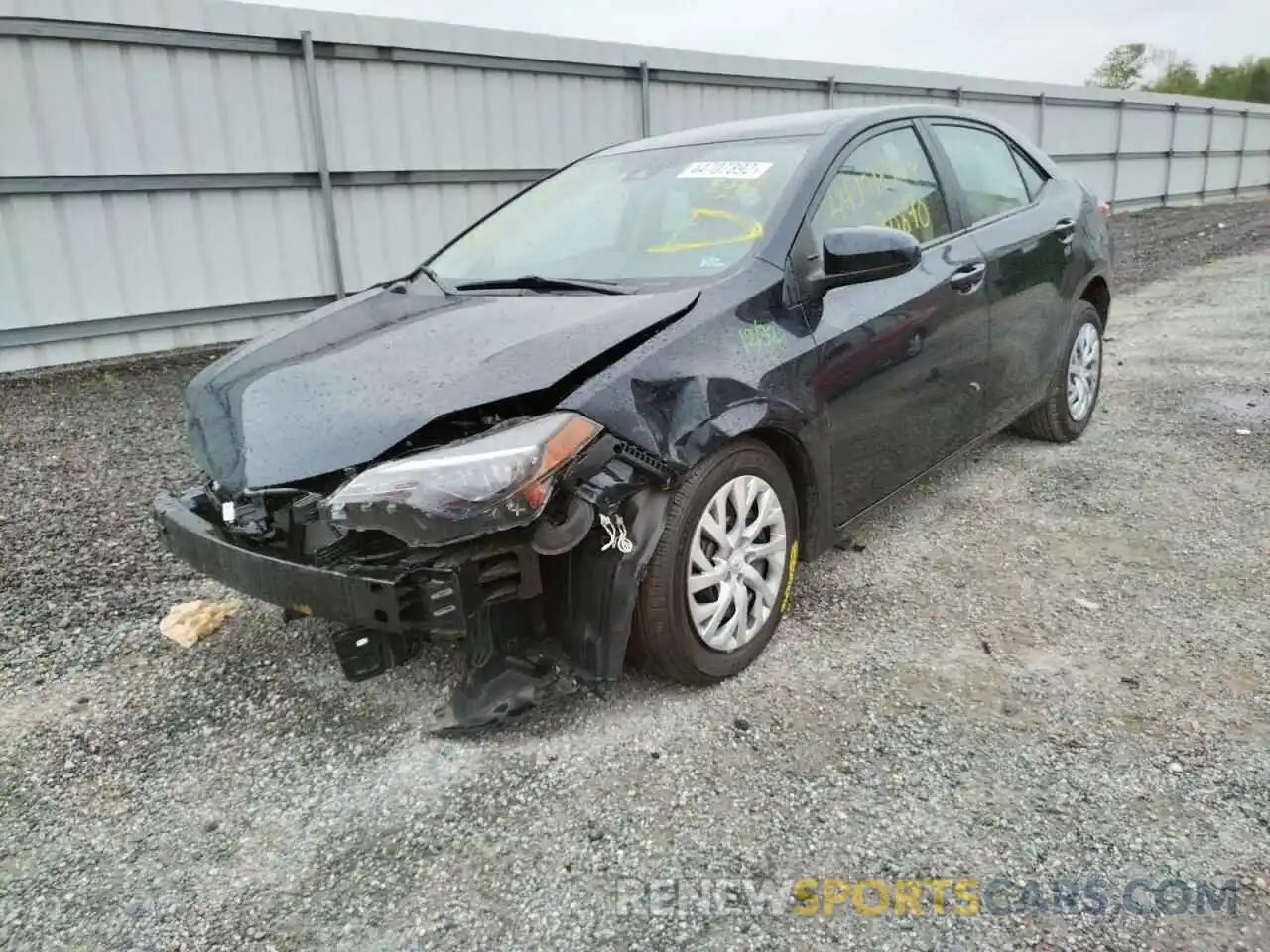 2 Photograph of a damaged car 2T1BURHEXKC164270 TOYOTA COROLLA 2019