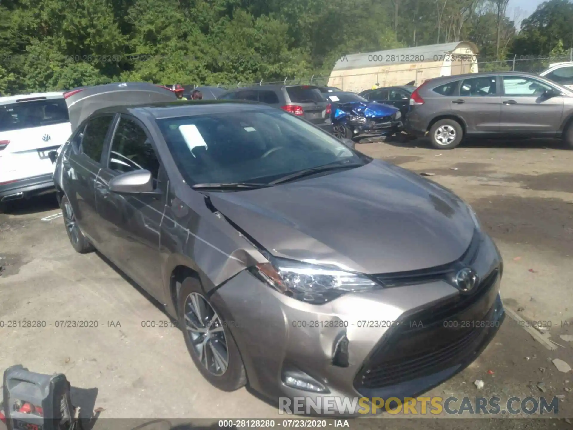 1 Photograph of a damaged car 2T1BURHEXKC164415 TOYOTA COROLLA 2019