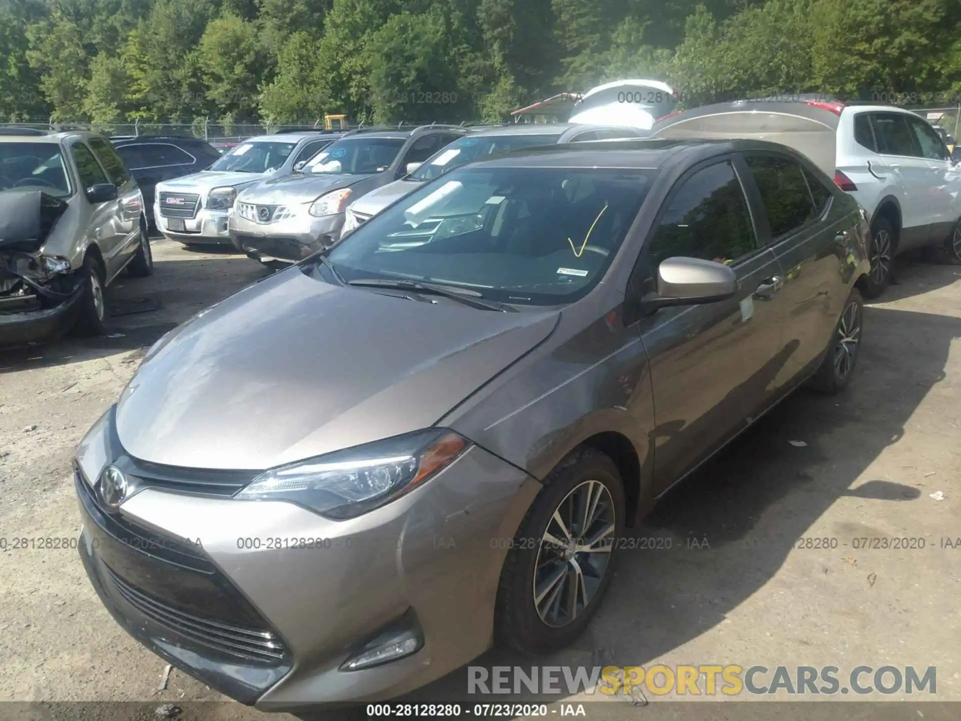 2 Photograph of a damaged car 2T1BURHEXKC164415 TOYOTA COROLLA 2019