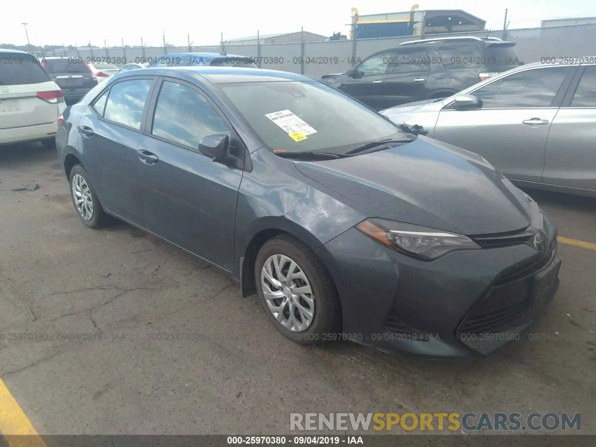 1 Photograph of a damaged car 2T1BURHEXKC164852 TOYOTA COROLLA 2019