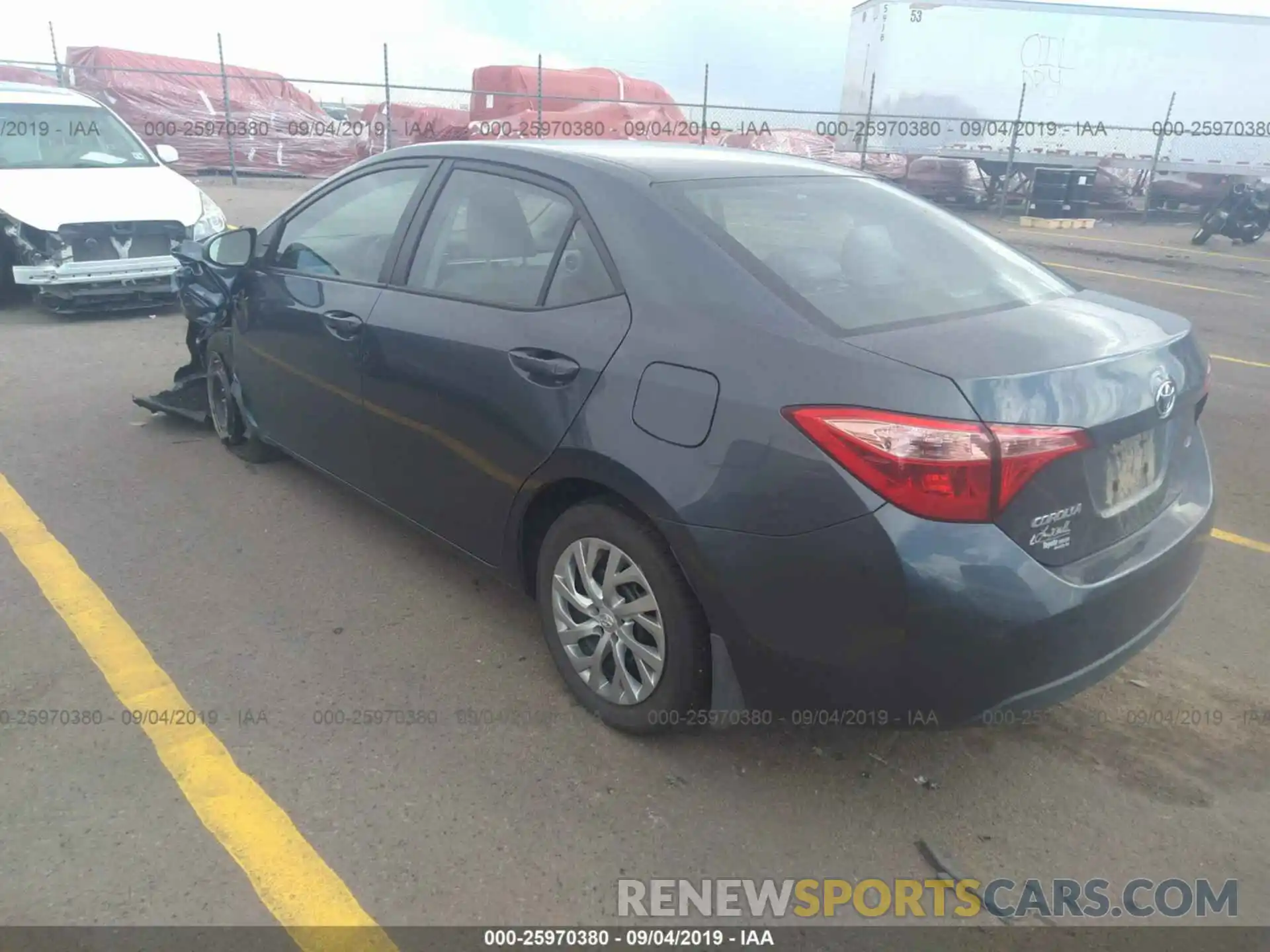 3 Photograph of a damaged car 2T1BURHEXKC164852 TOYOTA COROLLA 2019