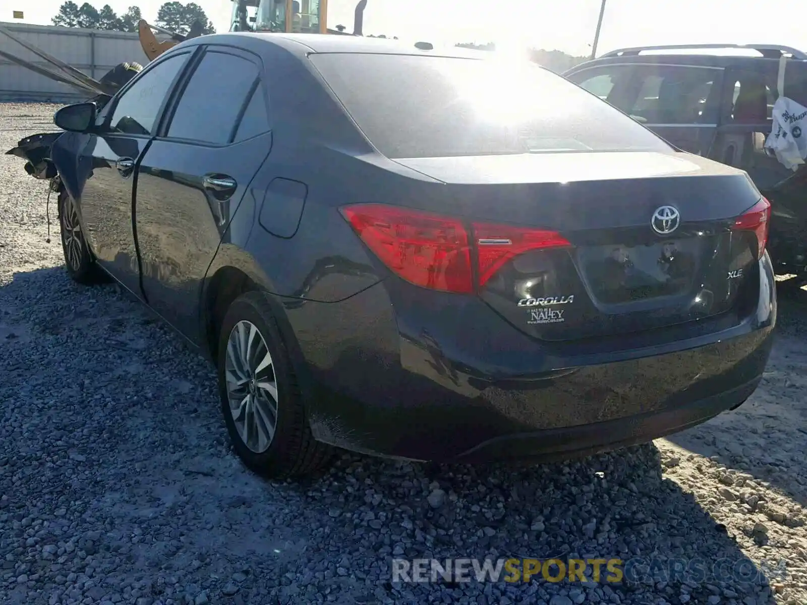 3 Photograph of a damaged car 2T1BURHEXKC164947 TOYOTA COROLLA 2019