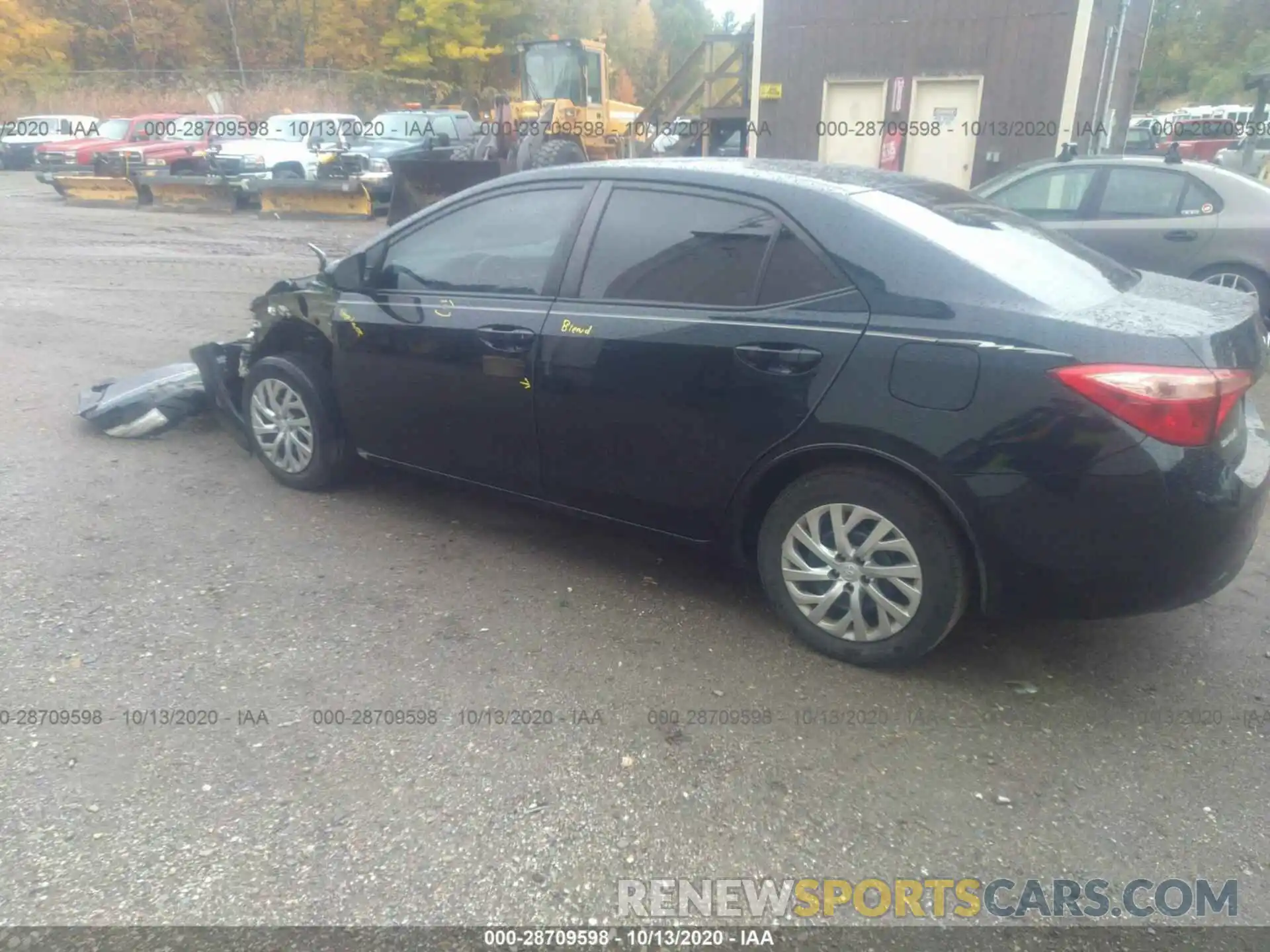 3 Photograph of a damaged car 2T1BURHEXKC165340 TOYOTA COROLLA 2019