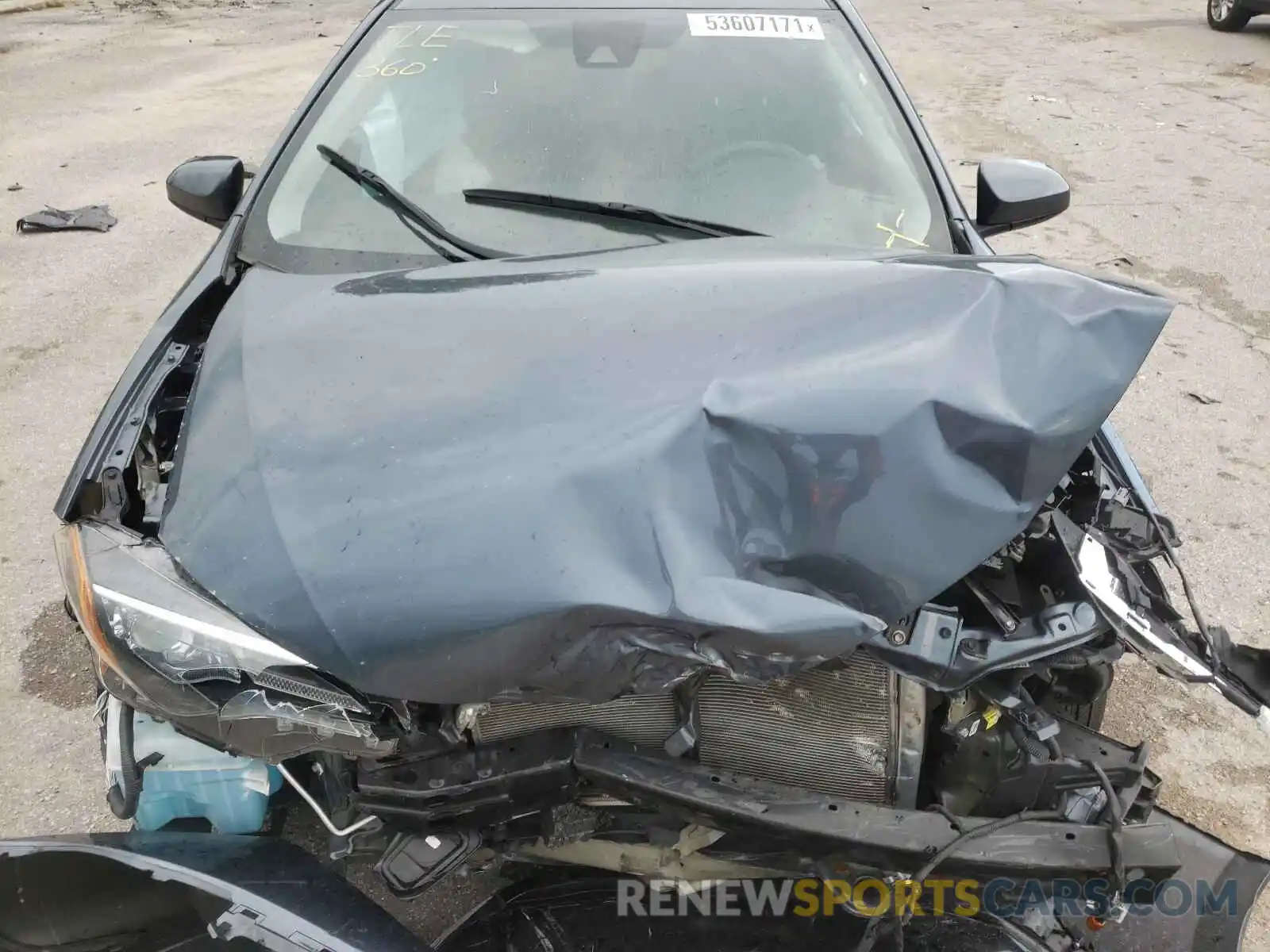 7 Photograph of a damaged car 2T1BURHEXKC165628 TOYOTA COROLLA 2019