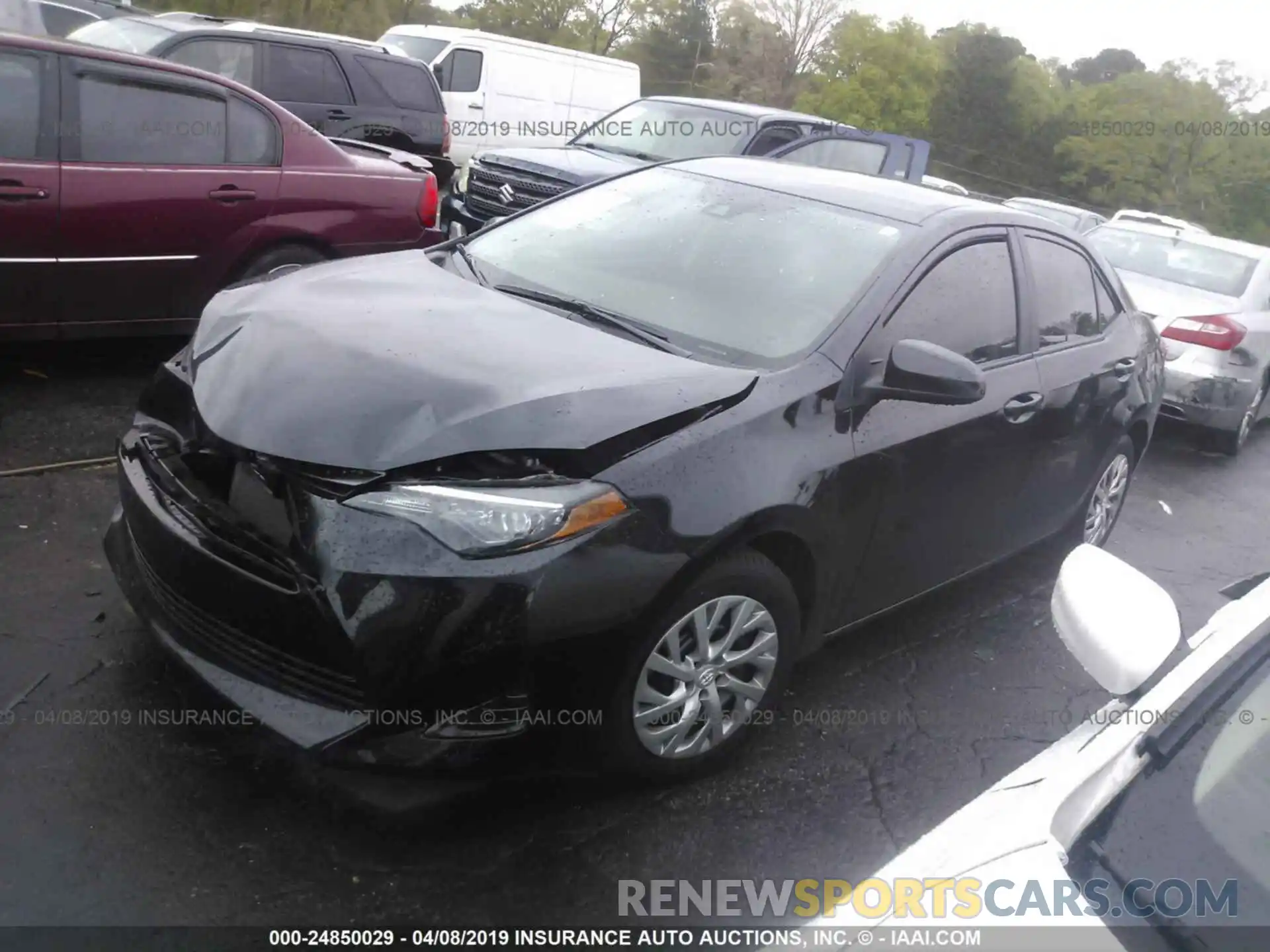 2 Photograph of a damaged car 2T1BURHEXKC166049 TOYOTA COROLLA 2019