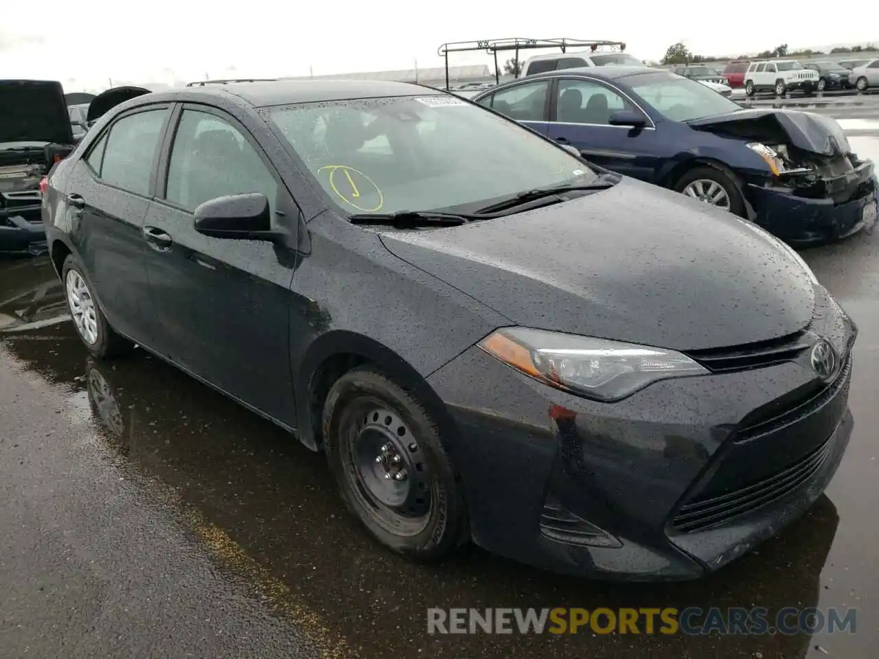 1 Photograph of a damaged car 2T1BURHEXKC166309 TOYOTA COROLLA 2019