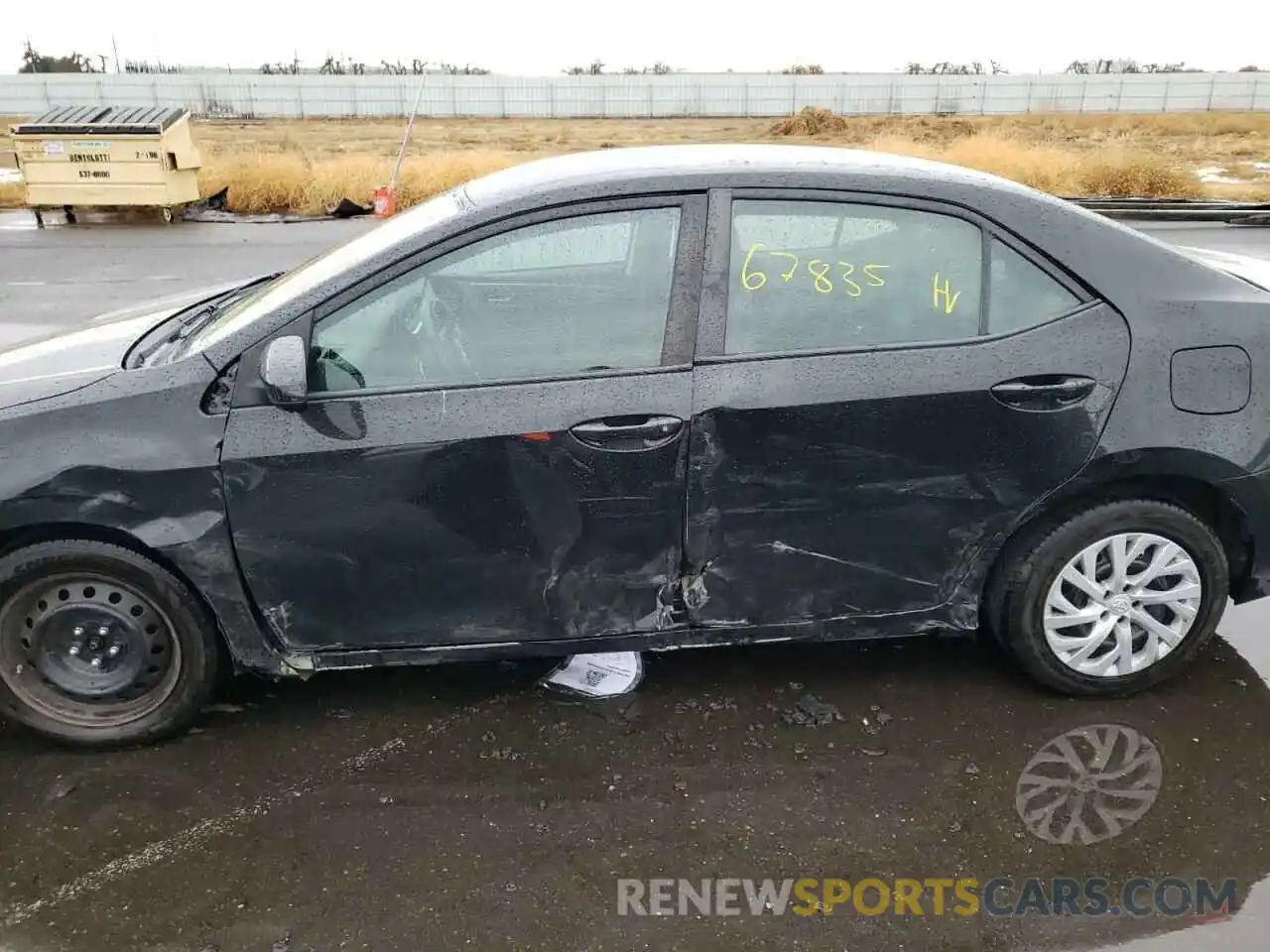 9 Photograph of a damaged car 2T1BURHEXKC166309 TOYOTA COROLLA 2019