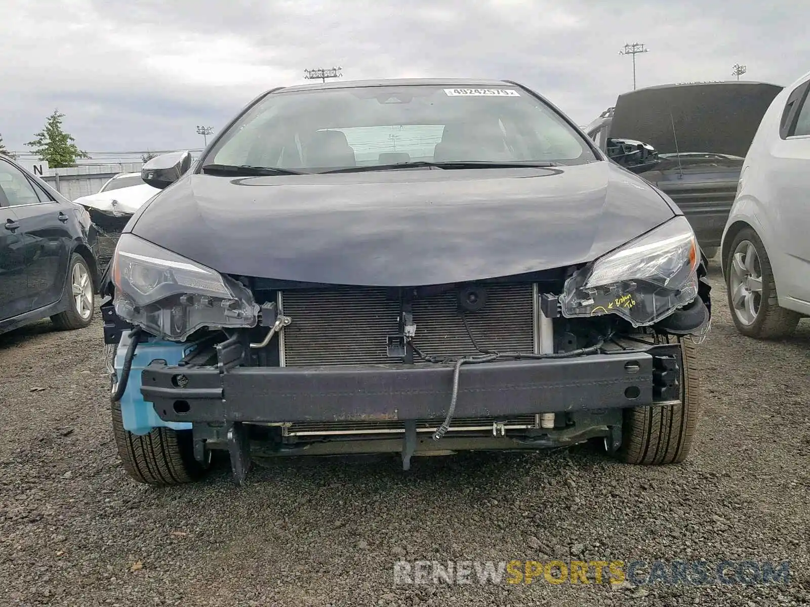 9 Photograph of a damaged car 2T1BURHEXKC166374 TOYOTA COROLLA 2019