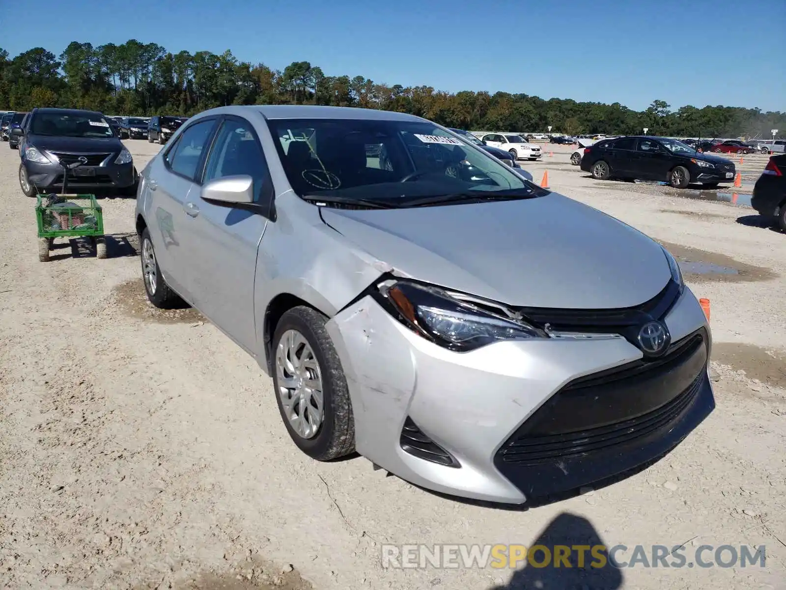 1 Photograph of a damaged car 2T1BURHEXKC167055 TOYOTA COROLLA 2019