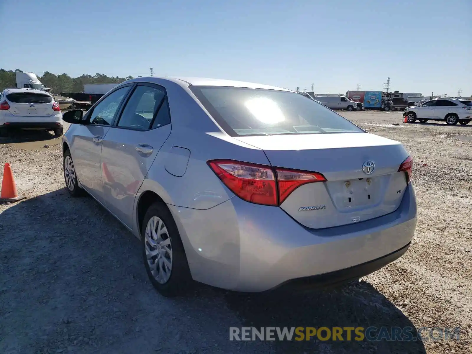 3 Photograph of a damaged car 2T1BURHEXKC167055 TOYOTA COROLLA 2019