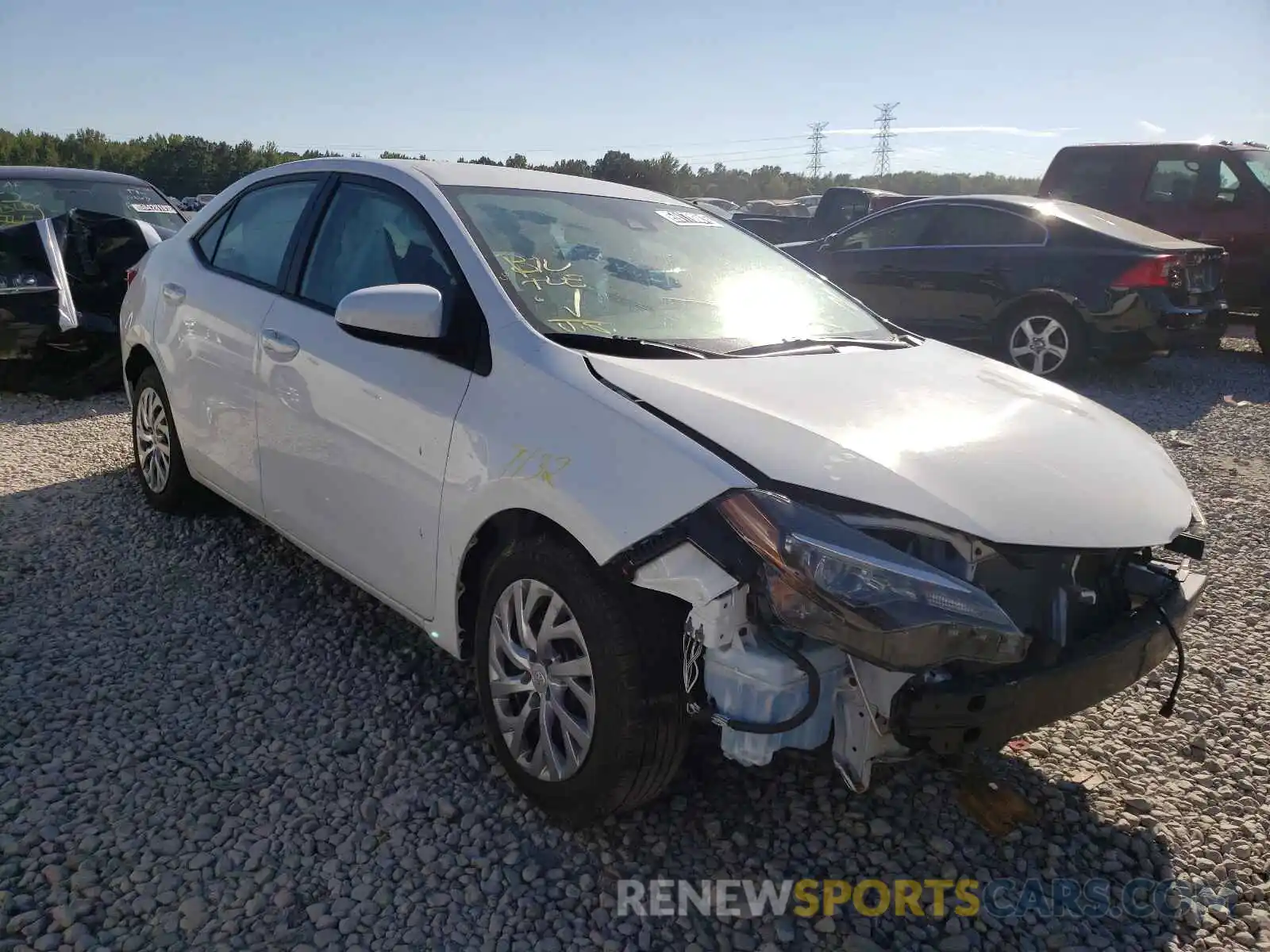 1 Photograph of a damaged car 2T1BURHEXKC167153 TOYOTA COROLLA 2019