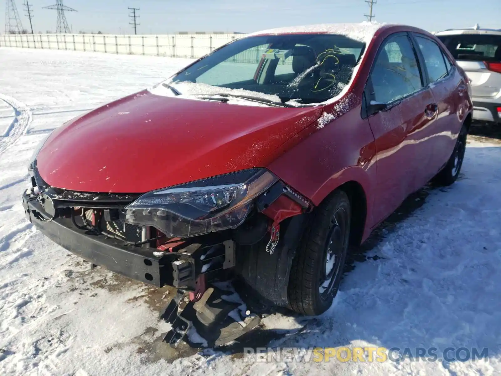 2 Photograph of a damaged car 2T1BURHEXKC168626 TOYOTA COROLLA 2019