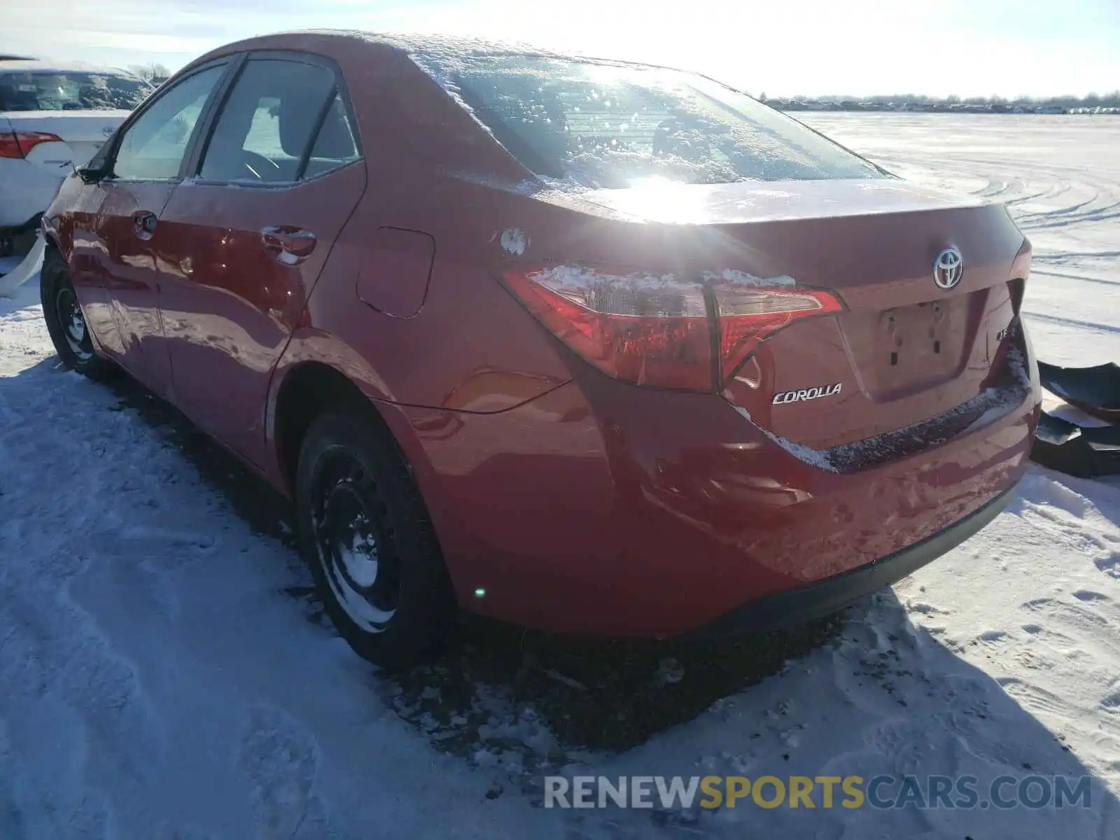 3 Photograph of a damaged car 2T1BURHEXKC168626 TOYOTA COROLLA 2019