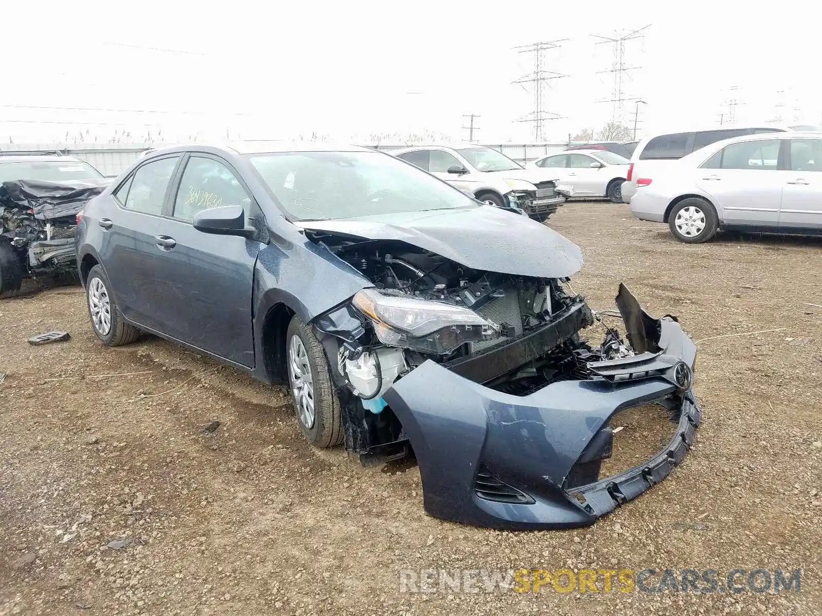 1 Photograph of a damaged car 2T1BURHEXKC169288 TOYOTA COROLLA 2019