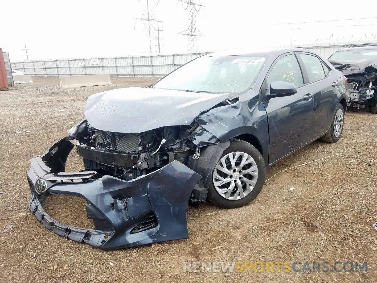 2 Photograph of a damaged car 2T1BURHEXKC169288 TOYOTA COROLLA 2019