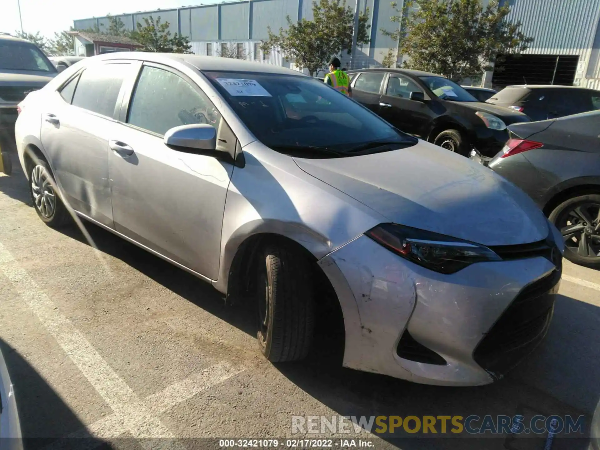 1 Photograph of a damaged car 2T1BURHEXKC169405 TOYOTA COROLLA 2019