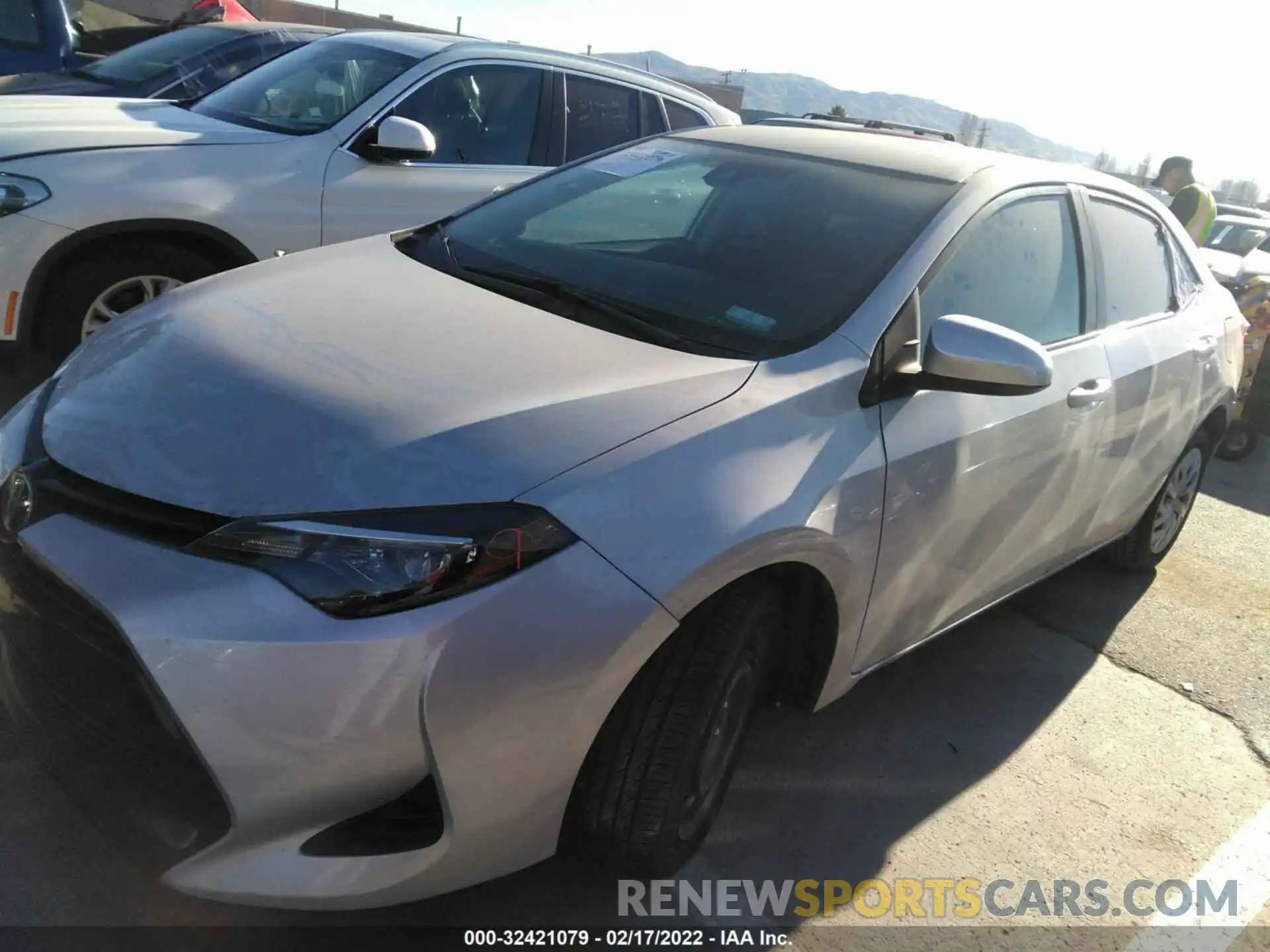 2 Photograph of a damaged car 2T1BURHEXKC169405 TOYOTA COROLLA 2019