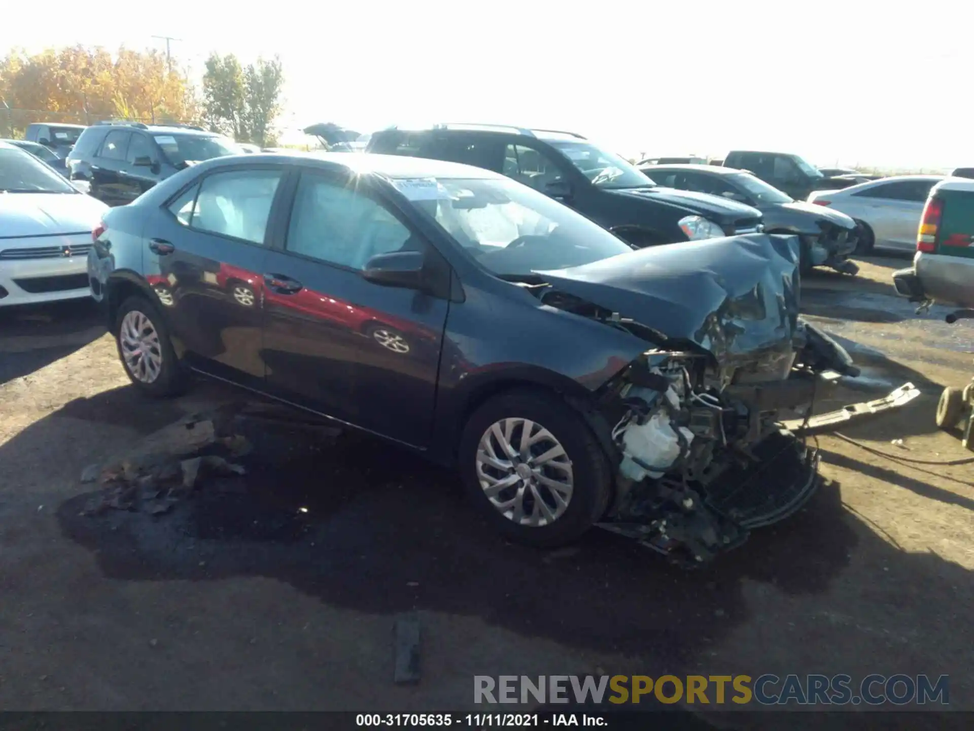 1 Photograph of a damaged car 2T1BURHEXKC169422 TOYOTA COROLLA 2019