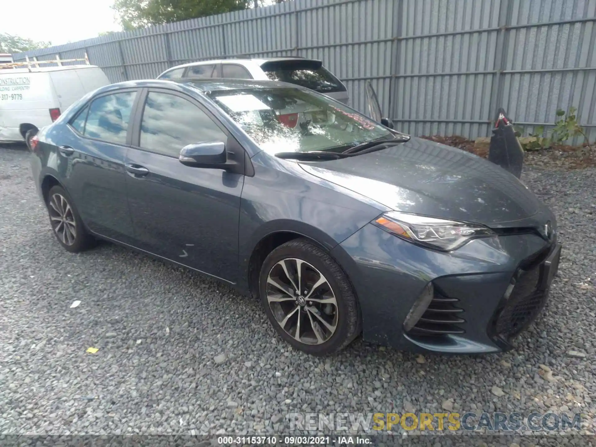 1 Photograph of a damaged car 2T1BURHEXKC169503 TOYOTA COROLLA 2019