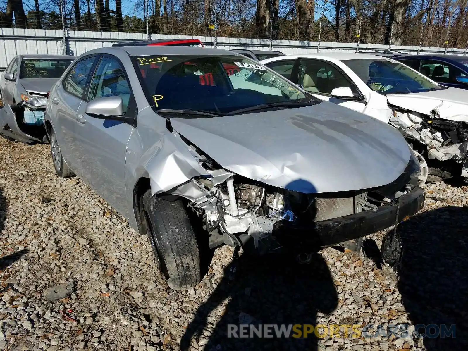 1 Photograph of a damaged car 2T1BURHEXKC169744 TOYOTA COROLLA 2019