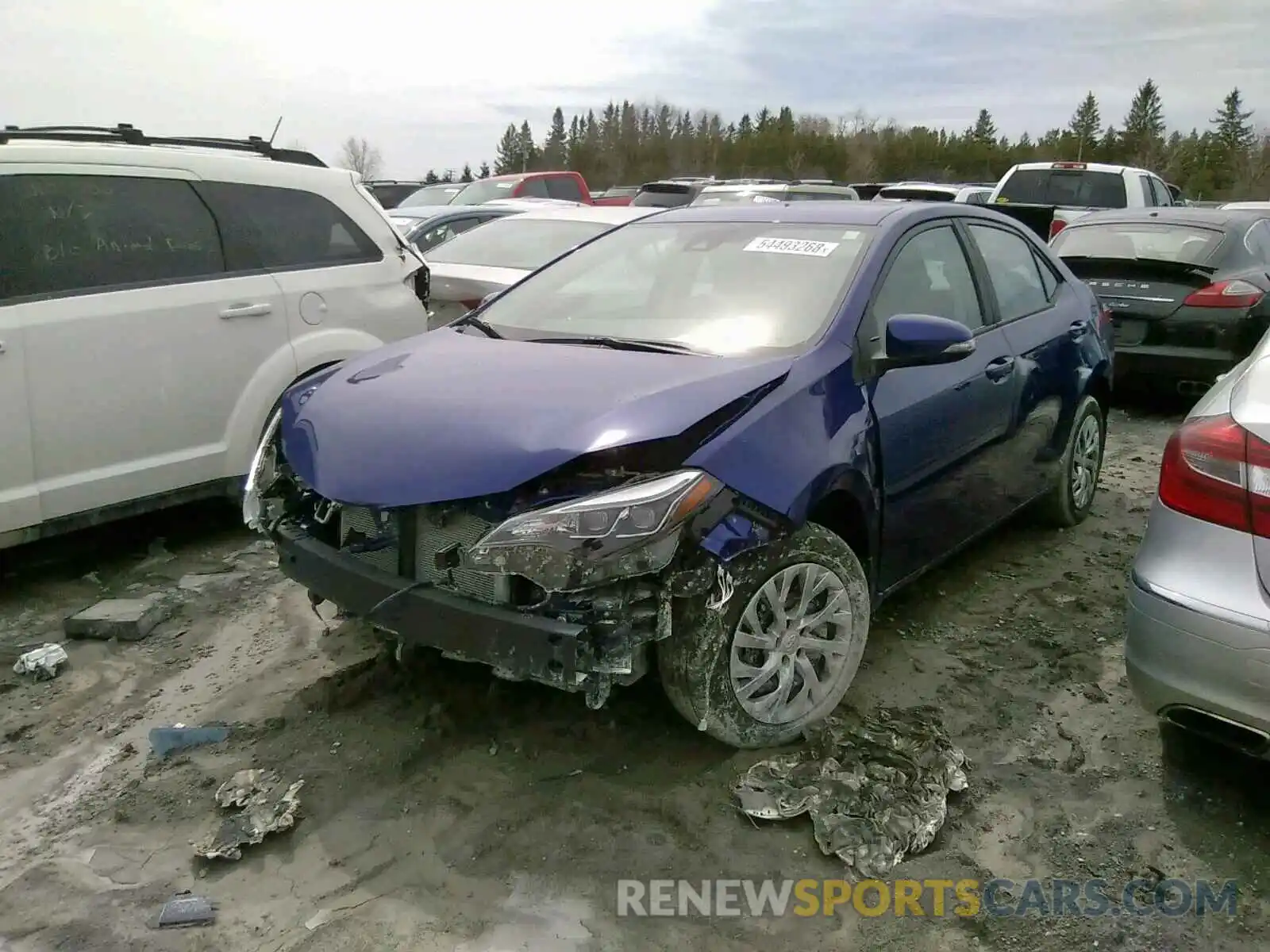 2 Photograph of a damaged car 2T1BURHEXKC169873 TOYOTA COROLLA 2019