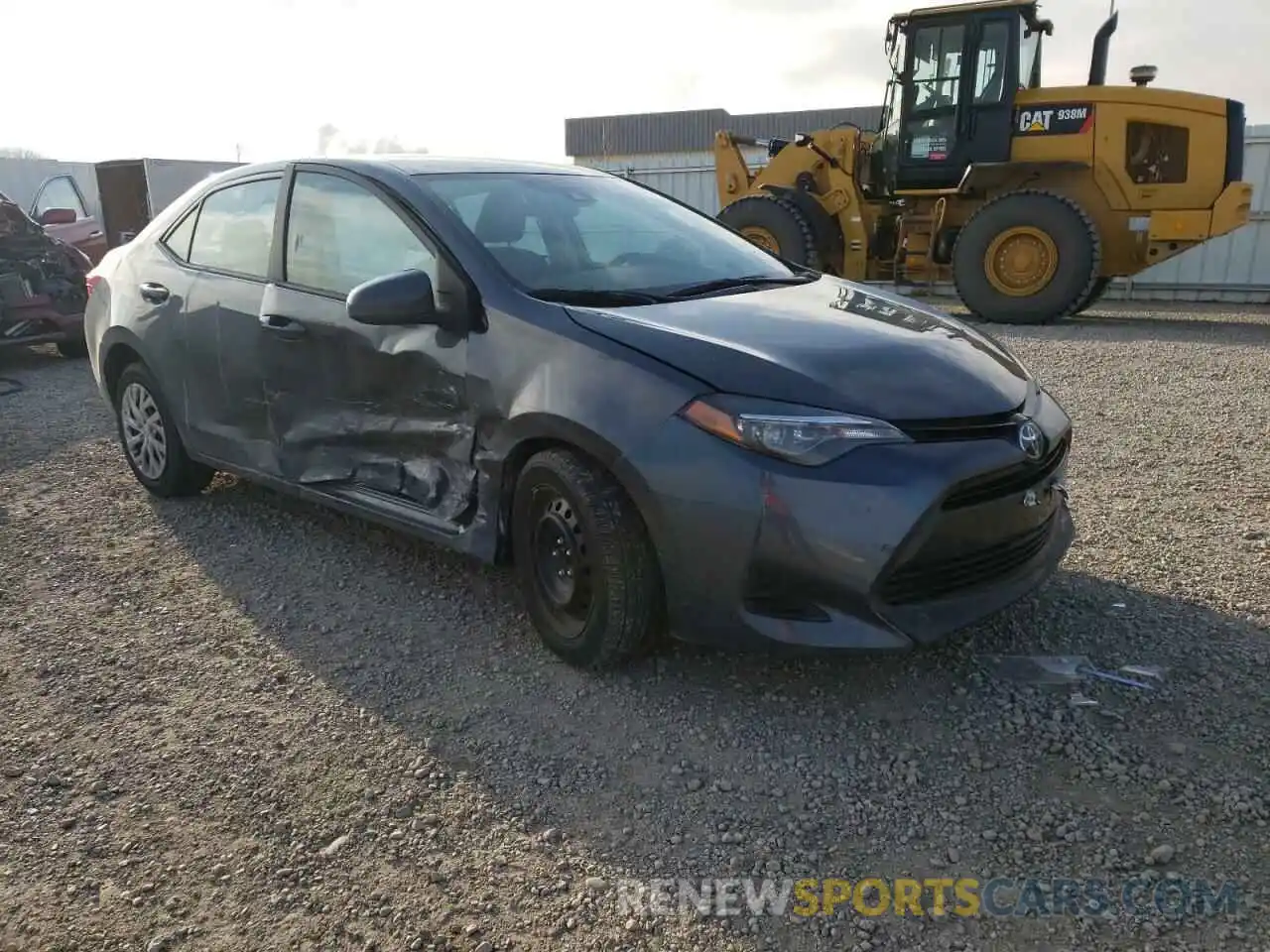 1 Photograph of a damaged car 2T1BURHEXKC170036 TOYOTA COROLLA 2019