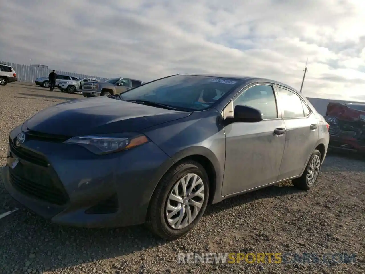 2 Photograph of a damaged car 2T1BURHEXKC170036 TOYOTA COROLLA 2019