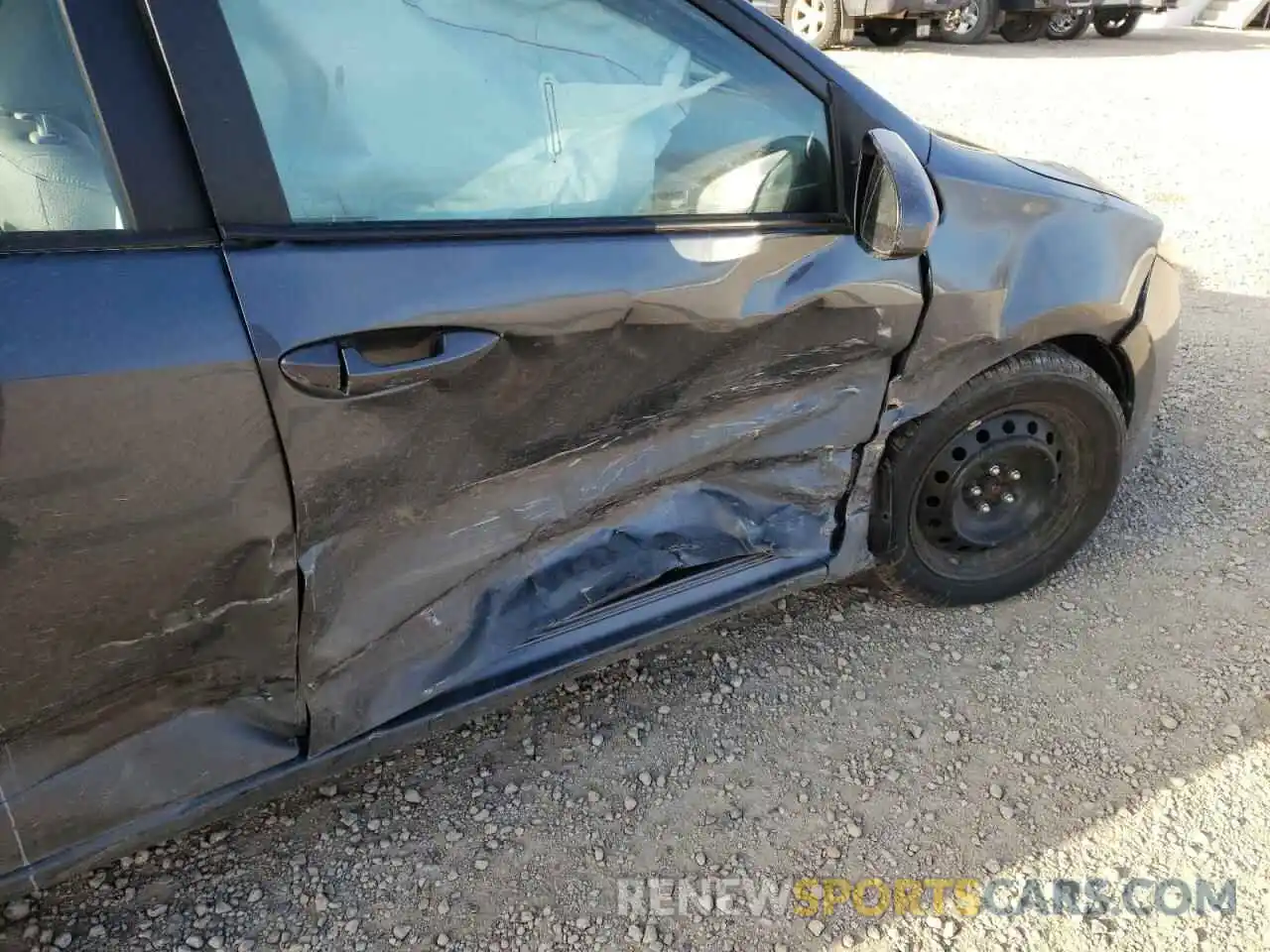 9 Photograph of a damaged car 2T1BURHEXKC170036 TOYOTA COROLLA 2019