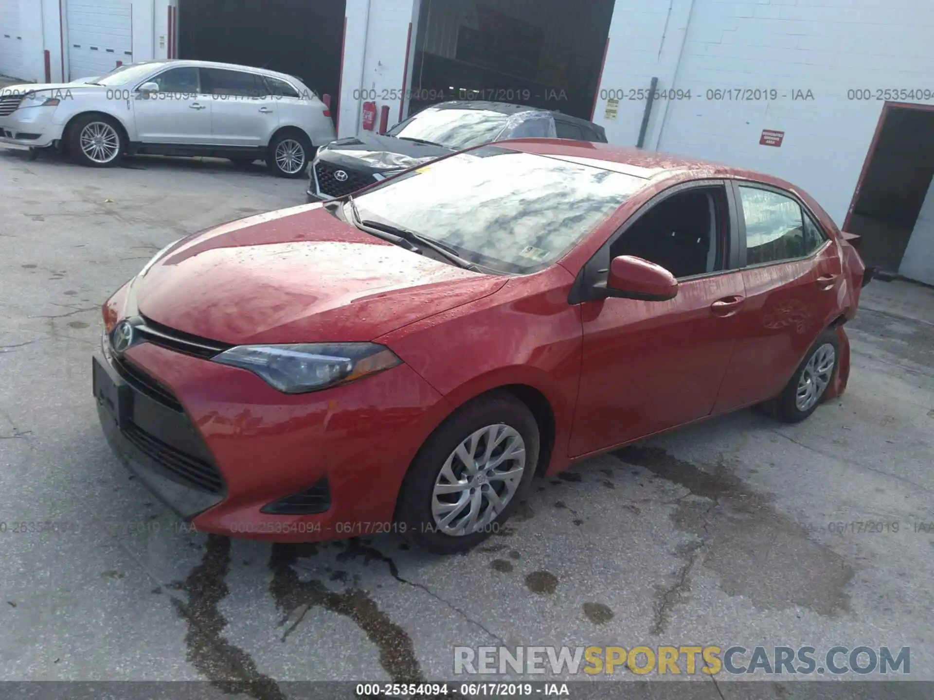 2 Photograph of a damaged car 2T1BURHEXKC170196 TOYOTA COROLLA 2019