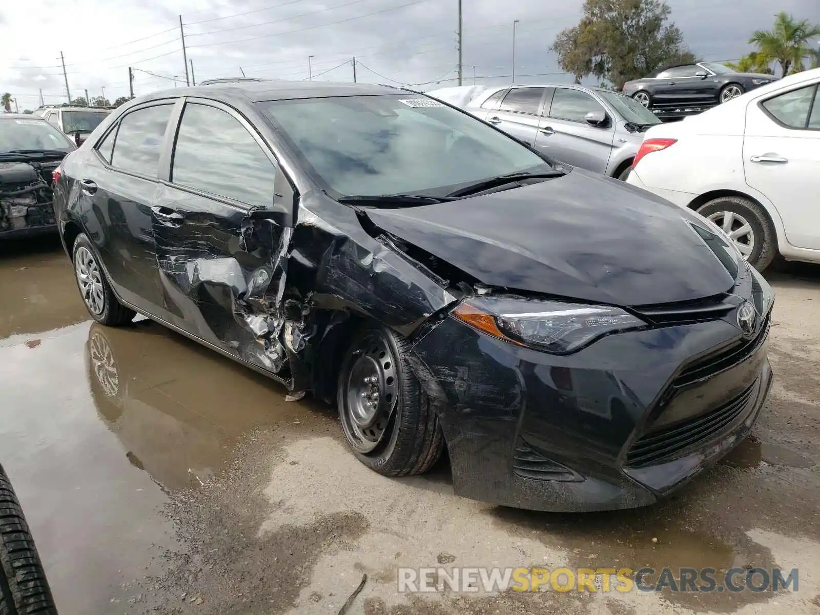 1 Photograph of a damaged car 2T1BURHEXKC170506 TOYOTA COROLLA 2019