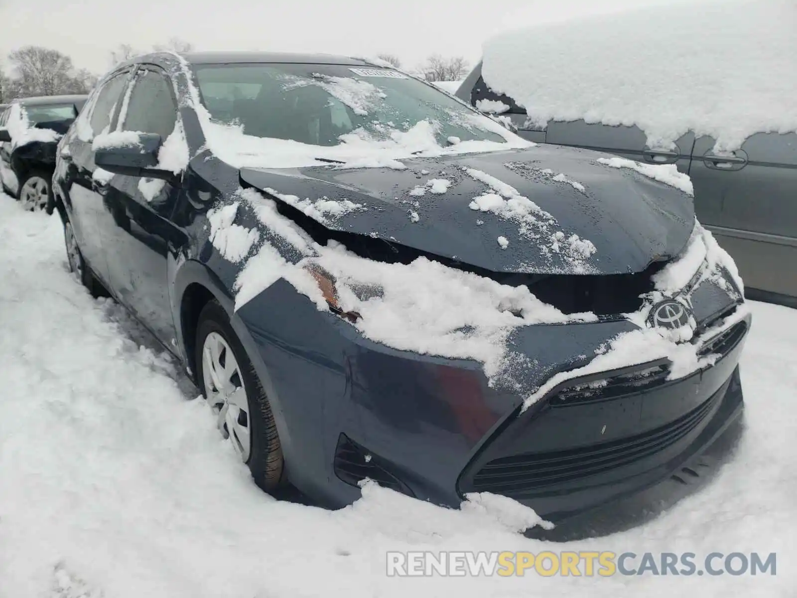 1 Photograph of a damaged car 2T1BURHEXKC170604 TOYOTA COROLLA 2019