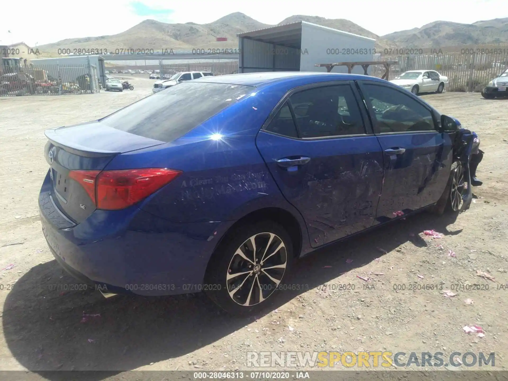 4 Photograph of a damaged car 2T1BURHEXKC170800 TOYOTA COROLLA 2019