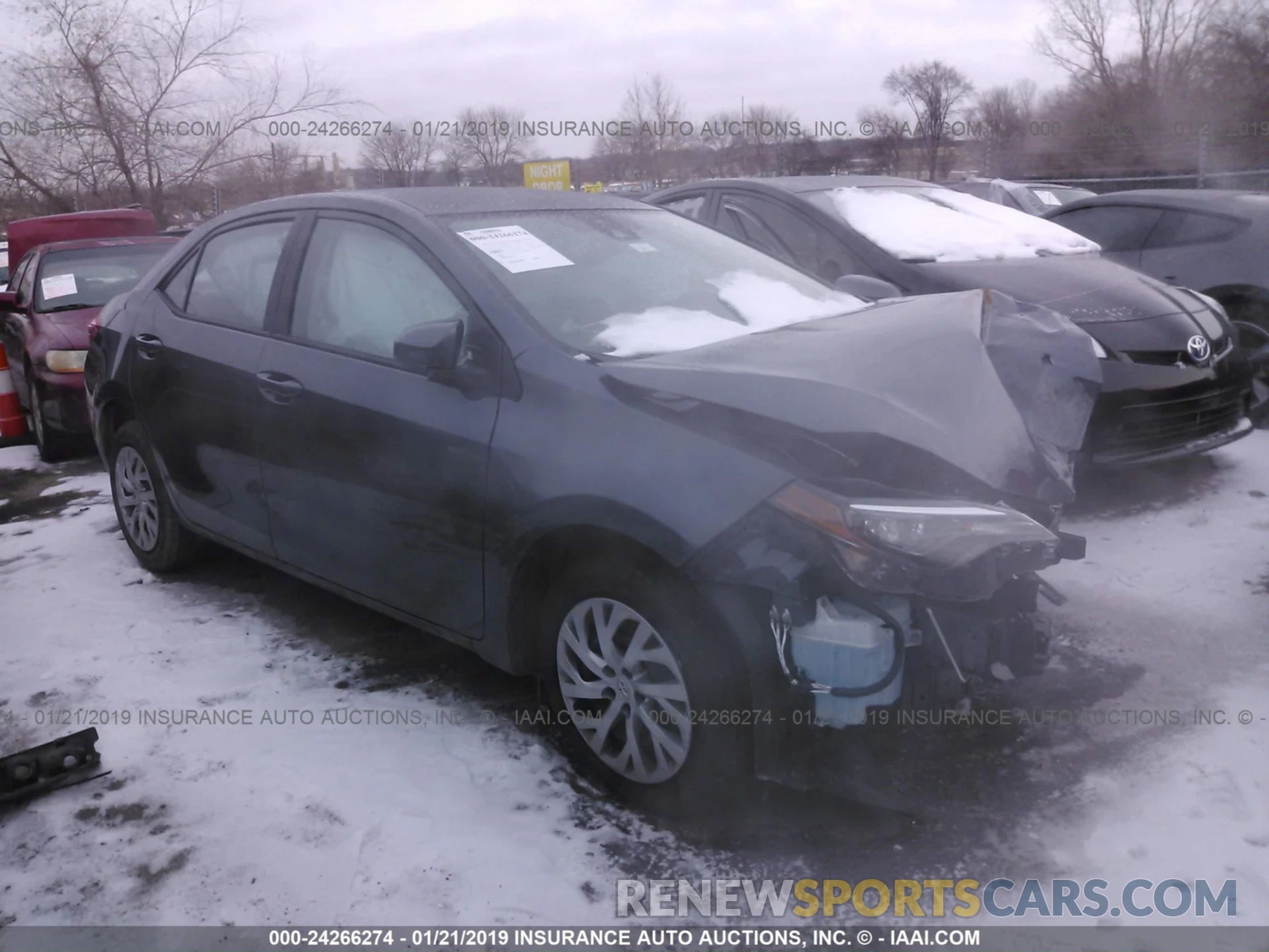 1 Photograph of a damaged car 2T1BURHEXKC170912 TOYOTA COROLLA 2019