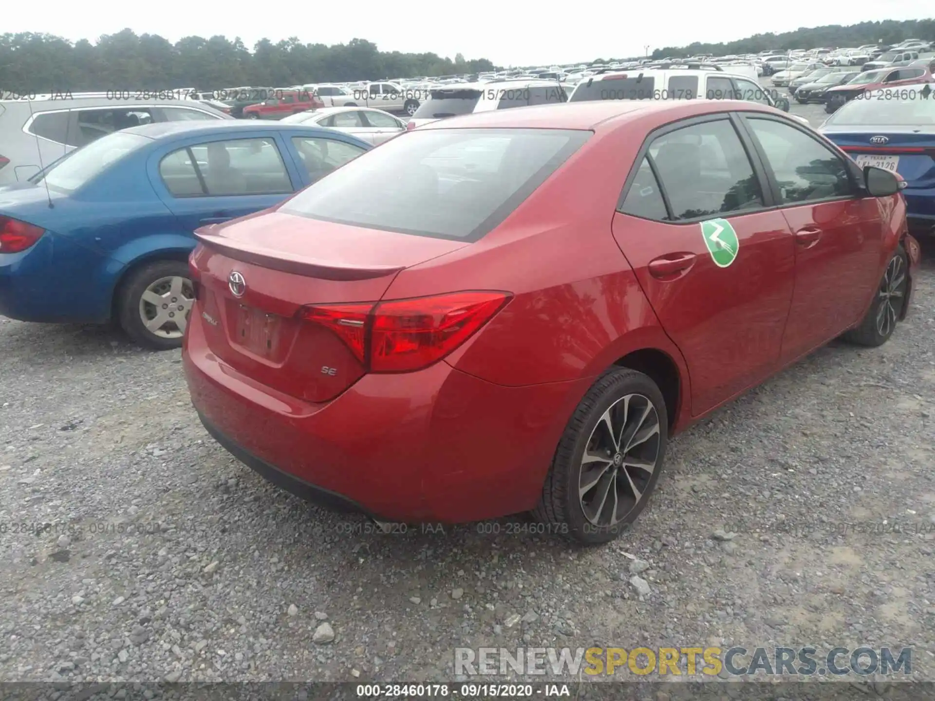 4 Photograph of a damaged car 2T1BURHEXKC171350 TOYOTA COROLLA 2019