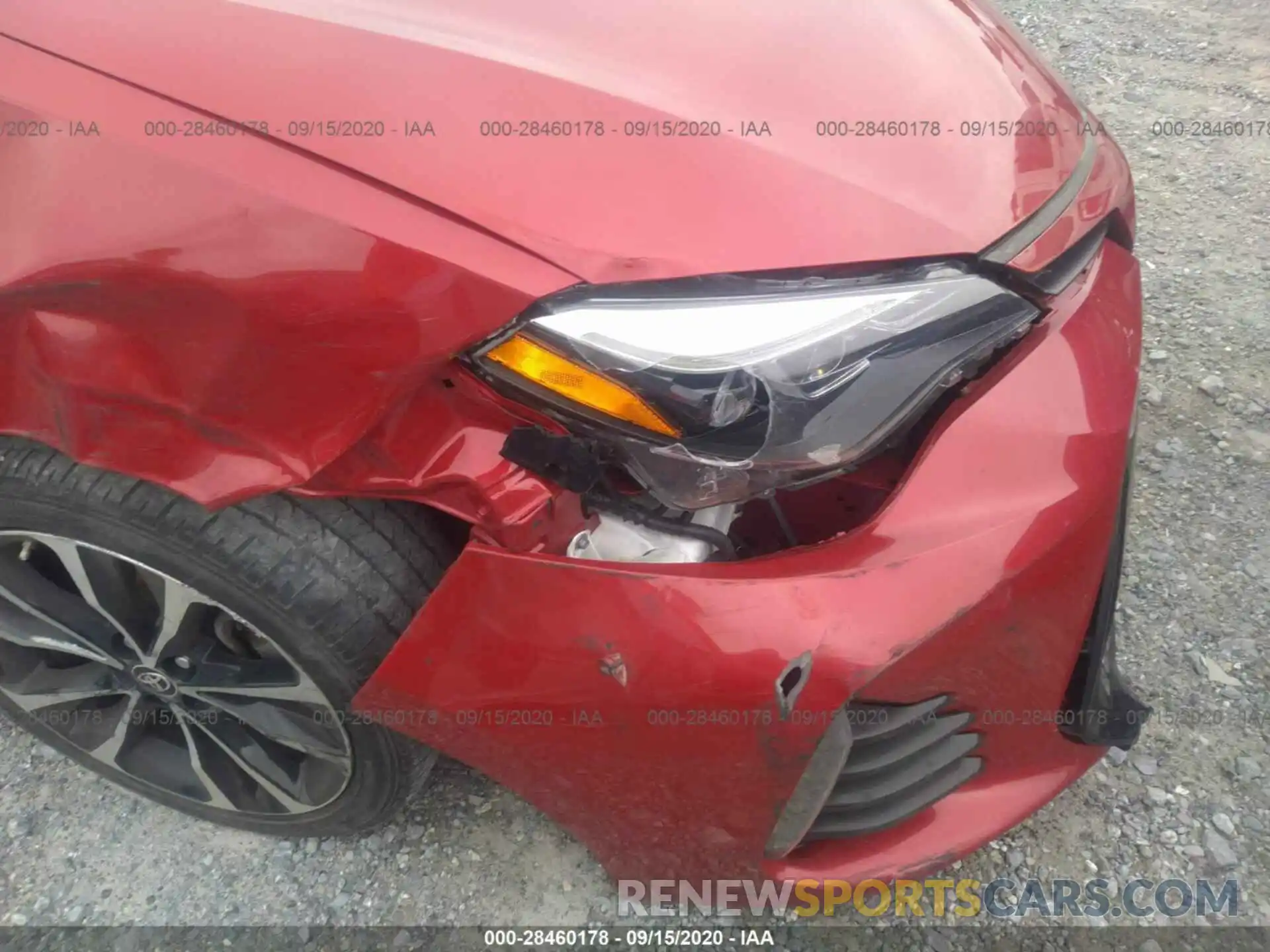 6 Photograph of a damaged car 2T1BURHEXKC171350 TOYOTA COROLLA 2019