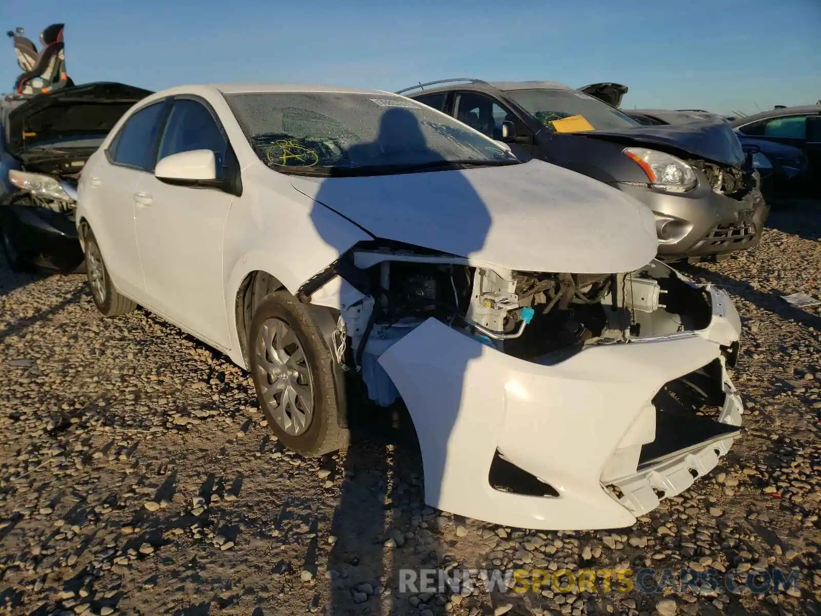 1 Photograph of a damaged car 2T1BURHEXKC171509 TOYOTA COROLLA 2019