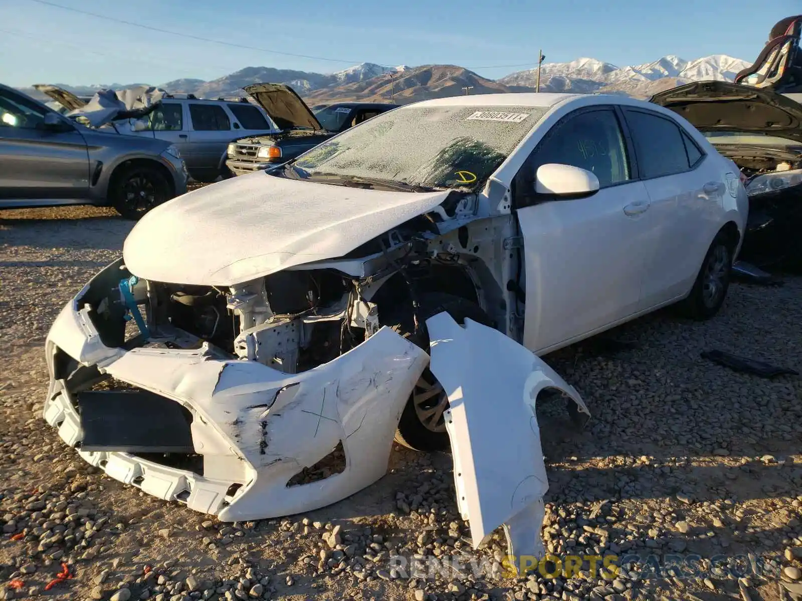 2 Photograph of a damaged car 2T1BURHEXKC171509 TOYOTA COROLLA 2019