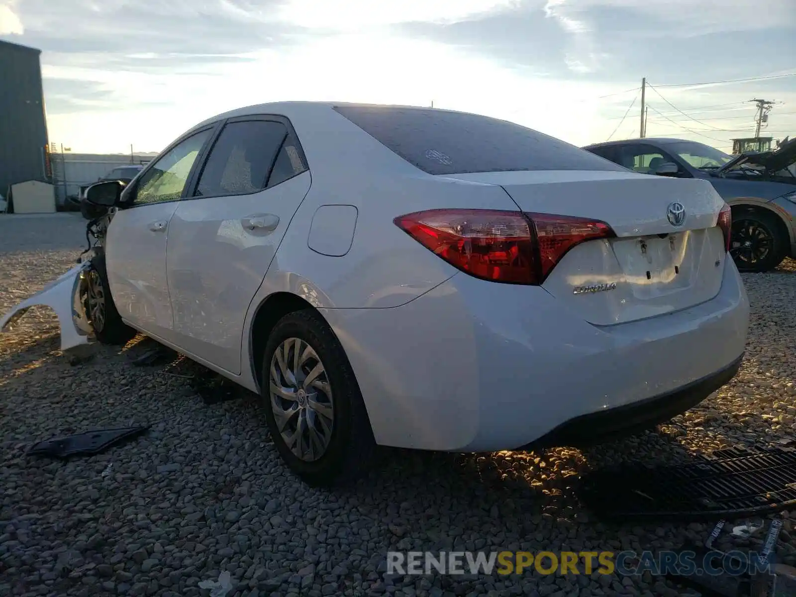 3 Photograph of a damaged car 2T1BURHEXKC171509 TOYOTA COROLLA 2019