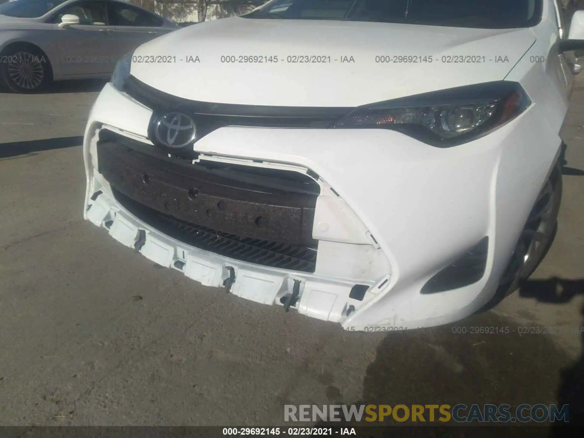 6 Photograph of a damaged car 2T1BURHEXKC171588 TOYOTA COROLLA 2019